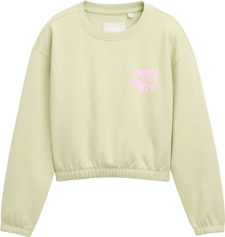 Tom Tailor - Sweater - Seed green - Met Statement-print