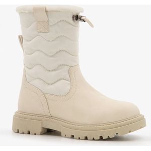 Blue Box meisjes boots met voering beige - Maat 27 - Uitneembare zool