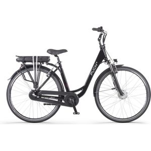 PUCH E-Folk N3 Elektrische Fiets – E-bike – Rijklaar Geleverd -Lage Instap - Framemaat 50 - Uitneembare Accu - 28 Inch - 250W Ananda Motor - 120 km Actieradius - Glossy Black