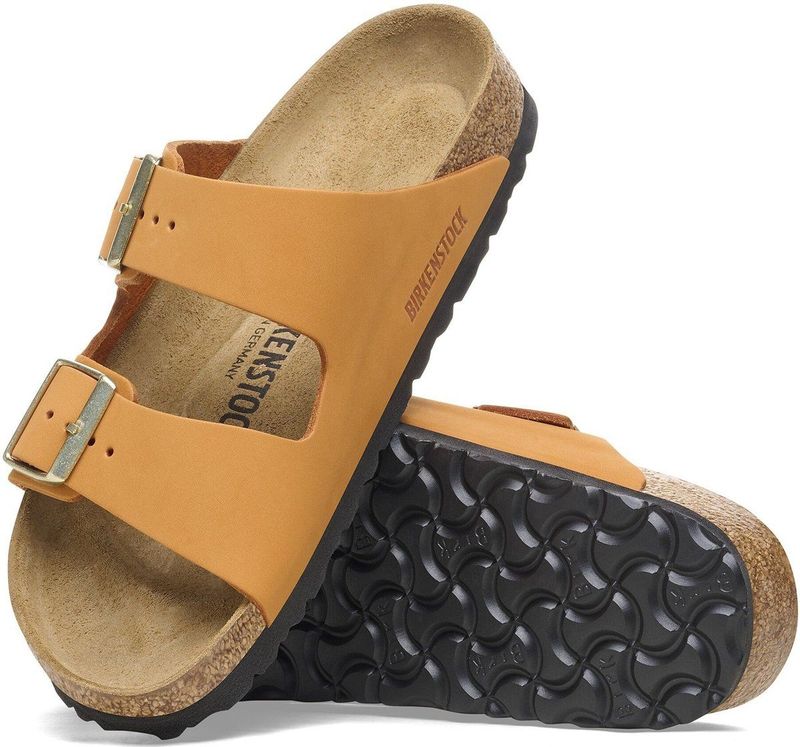 Birkenstock - Arizona - Sandaal - Nubuck - Bruin - Anatomische Binnenzool