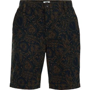 WE Fashion Heren relaxed fit short met dessin