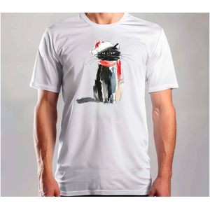 Purrin’ Snowflakes - T Shirt - MerryChristmas - ChristmasVibes - Funny - Sarcasm - VrolijkKerstfeest - Kerstmis - Grappig - Sarcasme - Kat - Cat