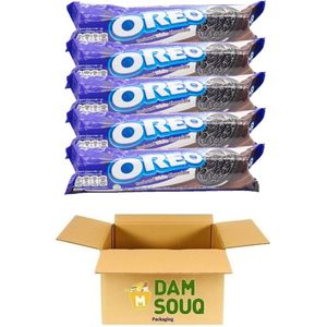 Damsouq® Oreo Koekjes Multipak Dark & White Chocolate Smaak (5 rollen x 119 Gram)