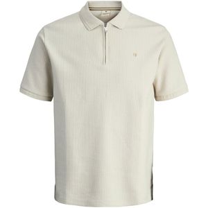 Jack & Jones - Cameron Zip Polo - Beige - Heren