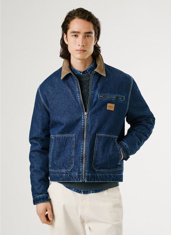 Pepe Jeans - Worlwear - Jas - Blauw - Casual