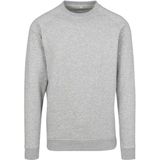 Build Your Brand - Crewneck Raglan Sweater - Heather Grey - Sweater