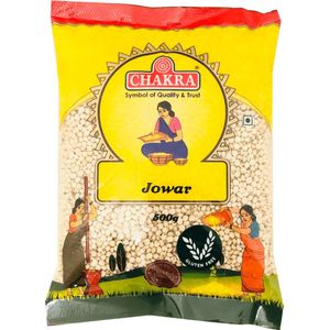Chakra Jowar Gierst - Cholam - Great Millet - 3x 500 g