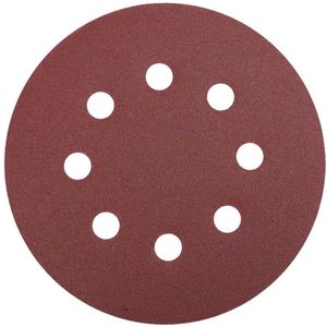 Ronde Schuurschijven 180mm met Klittenband - 240 Korrel - 8 Gaten