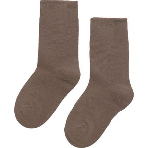 iN ControL 6pack effen sokken - Donker Zand - 17/19