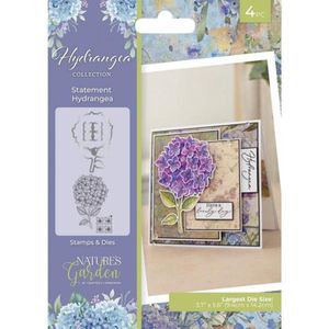 Natures Garden - Hydrangea - Clearstamp/Snijmal - Statement Hydrangea