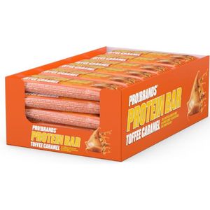 Pro!Brands | Protein Bar | Toffee Caramel |24 Stuks | 24 x 45 gram