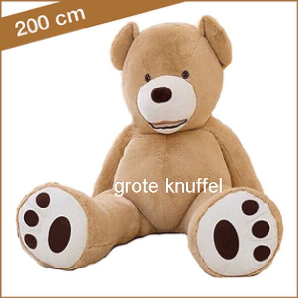 vlam klem Wafel Grote teddybeer 2 meter - speelgoed online kopen | De laagste prijs! |  beslist.nl