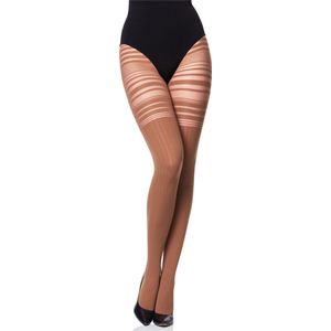 Merry Style Dames Panty - 60 DEN - Polyamide - Microvezel - MS-GB-252 - Cappuccino - M