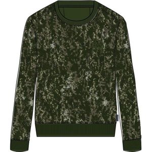 Gabbiano Trui Sweater Met Tonale Print 773782 502 Army Mannen Maat - L