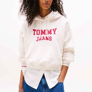 Tommy Jeans Sweatshirt 'VARSITY'  navy / knalrood / wit