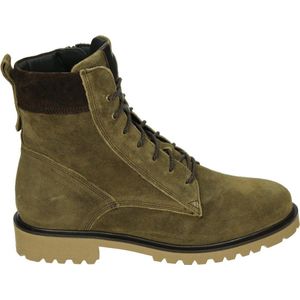 Durea 9741 H - Volwassenen VeterlaarzenHalf-hoge schoenen - Kleur: Groen - Maat: 38