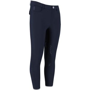 Kentucky Horsewear - Rijbroek Mexico – Jongens – Rijlegging met Knee Grip – Navy – Maat 120 – Ademend & Elastisch