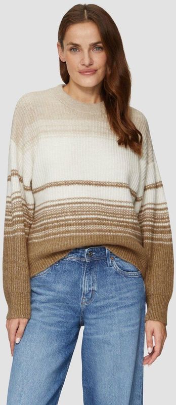 s.Oliver - Trui - Ecru - Knitwear - Lange Mouw