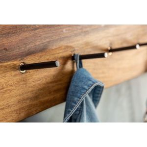 Kapstok Mammut 80cm Massief Sheesham Hout - 40956