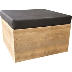 Wood4you - Hocker Washington Steigerhout 72Lx32Hx72D cm