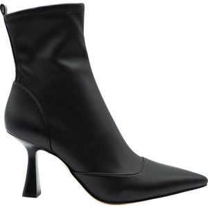 Michael Kors Clara Mid Bootie Dames Enkellaarzen/Sleehak - Zwart - Maat 40