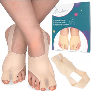 HALUTO - Hallux Valgus Correctiebandage - Teenspreider - 2 Stuks