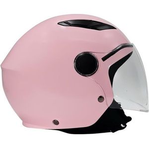 BHR 838 Kids – Kinderhelm Scooter – Veiligheid voor uw Kind – Scooterhelm voor Kinderen – Kinderhelm Motor - Roze – Maat L