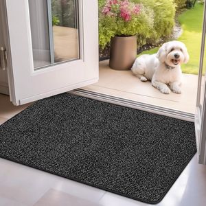 Ibenzoa® Zwart Antislip Loopmat 40x60cm - Voetenbescherming & Vloeronderhoud