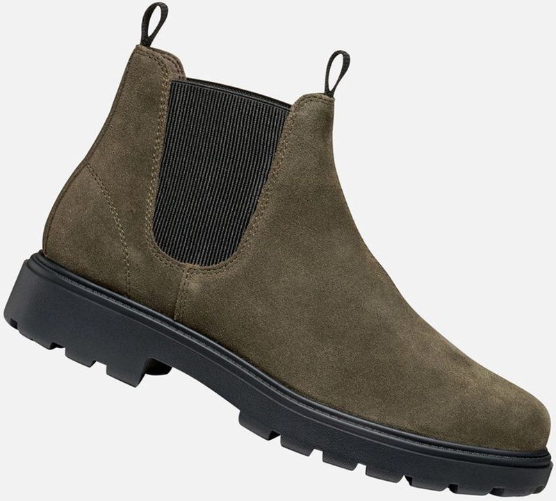 Geox - Spherica EC7 - Enkellaarsjes - Zacht Suède