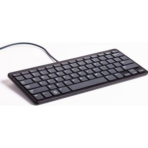 Raspberry Pi US Keyboard Zwart/Grijs - 3-poorts Hub - QWERTY