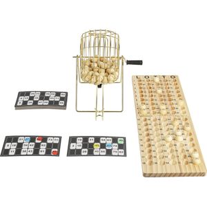 Lotto-Kienmol - Geschikt voor 90 ballen - Inclusief 90 houten ballen - Hoogte molen 24 cm