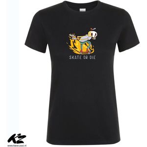 Klere-Zooi - Skate or Die #6 - Dames T-Shirt - XXL