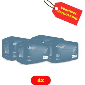 4X Absorin Mincy Normal inlegverband (man) - 4 X 28 stuks Voordeelverpakking!