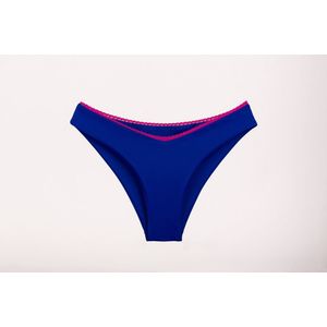 CandyChic Bikini Broekje - Roze/Blauw - M - Prothese vriendelijke Bikini