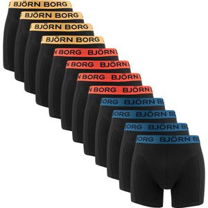 Bjorn Borg 12-pack heren boxershort - Cotton Strech - S - Zwart