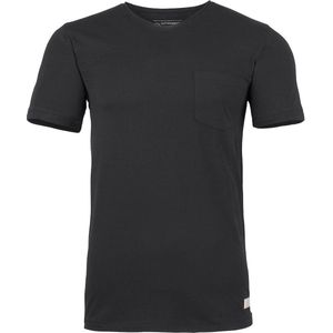 Cutter & Buck Pacific City Tee Heren 353400 - Zwart met Grijze print - 4XL