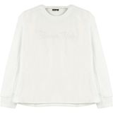 Blauer - 25SBLDF03201 - Sweater - Wit - Casual - Katoen