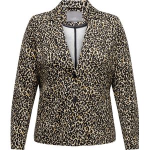 Only Carmakoma Cargoldtrash blazer dierenprint maat 42