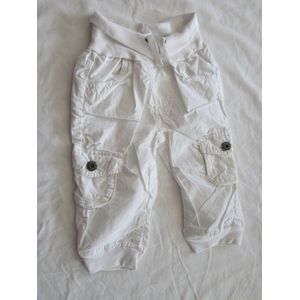 dirkje , zomer broek , meisje , wit 110 - 5 jaar