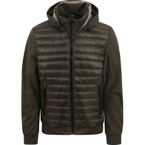 Reset Oxford jas Donkergroen - Maat XXL - Heren - Gewatteerde jassen