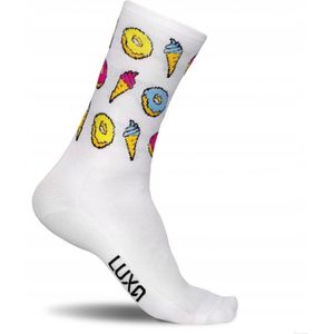 LUXA Classic Donuts Fietsokken XL (45-47) - Comfort & Stijl