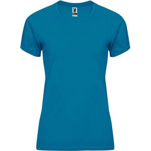 Maanlicht Blauw dames sportshirt korte mouwen Bahrain merk Roly maat XL