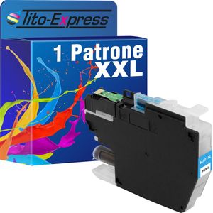 PlatinumSerie 1x cartridge alternatief voor Brother LC-3217 Cyan
