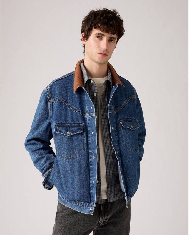 Levi's - Western Shorthorn - Denim Jack - Blauw - Heren