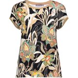 Geisha T-shirt Sarah Top Met Print 42053 60 Emerald/orange Dames Maat - L