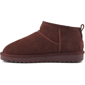 Colors of California Boots - Suede Enkel Laarzen - Bordeaux - Maat 38