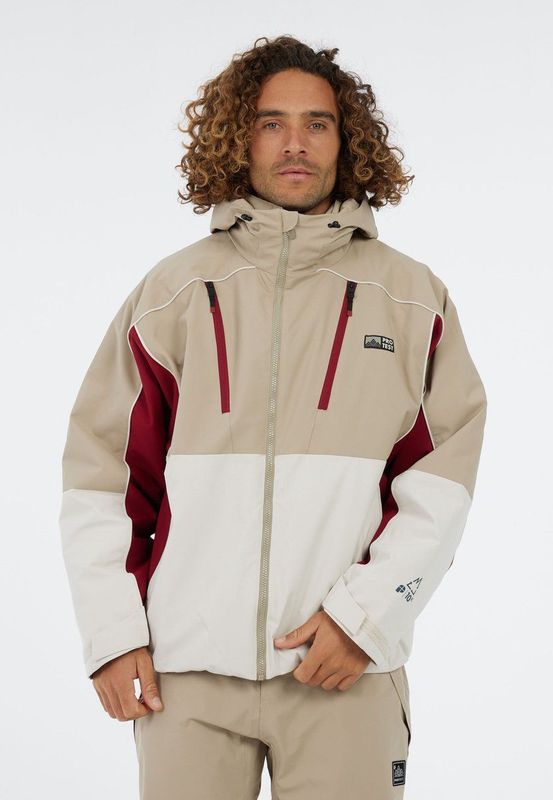 Protest Prtelgin - Skijas Heren - Winterjas - Skipasvak - Waterkolom 10K – Velvet Red