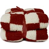 Unique Living - Plaid Check - Dove White - 150x200cm