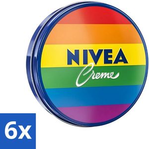 6 x Nivea - Crème #BeYou - Beschermt & Verzorgt - 150 ml (Special Edition) - NIVEA Crème - Verzorging - Hydratatie - Huid - Crème