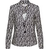 &Co Women blazer Dakota Sculpture - Black multi